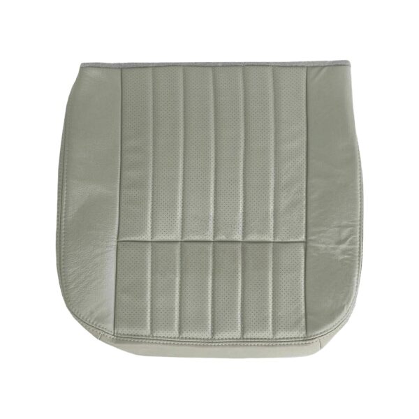 Chevrolet Impala, cuero genuino perforado, 1994-1996, gris, asiento del pasajero, parte inferior, recambio OEM, funda para asiento. Chevrolet Impala 1994-1996 | Funda de asiento de repuesto OEM