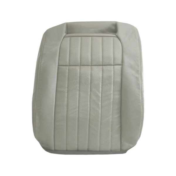 Chevrolet Impala, cuero genuino perforado, 1994-1996, gris, asiento del pasajero, funda de repuesto OEM. Chevrolet Impala 1994-1996 | Funda de asiento de repuesto OEM