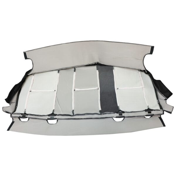 chevrolet-silverado-simili cuir-2007-2014-titane foncé-banquette-vue de dessous-housse de siège de remplacement d'origine Chevrolet Silverado 2007-2014 (arrière) | Housse de siège de remplacement OEM