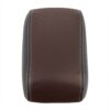 ford-explorer-cuir-2011-2019-sienna-marron-coutures-blanches-console-centrale-remplacement-OEM-housse-de-siège Ford Explorer Limited 2011-2019 | Couverture de console centrale de remplacement OEM