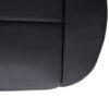 gmc-sierra-cuir-2014-2019-noir-jais-conducteur-ou-passager-vue-rapprochée-bas-housse-de-siège-de-remplacement-OEM GMC Sierra (Tout-terrain) 2014-2019 | Housse de siège de remplacement OEM