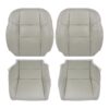 Honda Civic EX-L cuero 2012-2015 negro conductor y pasajero superior e inferior funda de asiento de repuesto OEM Honda Civic EX-L 2012-2015 | Funda de asiento de repuesto OEM