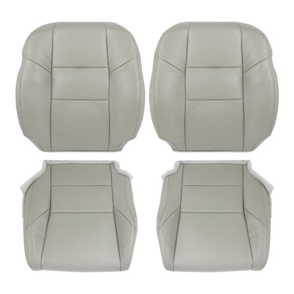 Honda Civic EX-L cuero 2012-2015 negro conductor y pasajero superior e inferior funda de asiento de repuesto OEM Honda Civic EX-L 2012-2015 | Funda de asiento de repuesto OEM
