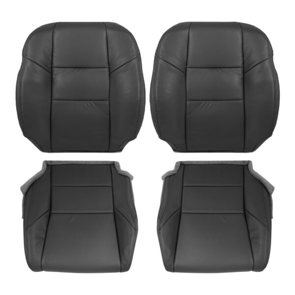 Honda Civic EX-L cuero 2012-2015 negro conductor y pasajero superior e inferior funda de asiento de repuesto OEM Honda Civic EX-L 2012-2015 | Funda de asiento de repuesto OEM