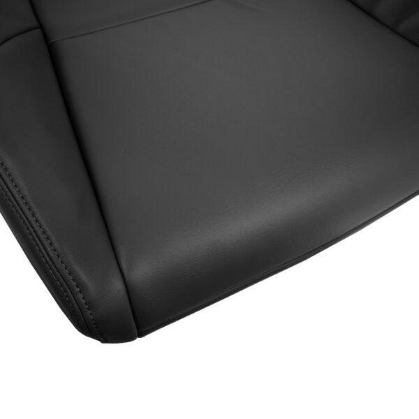 Honda Civic EX-L cuero 2012-2015 negro conductor o pasajero parte inferior vista cercana funda de asiento de repuesto OEM Honda Civic EX-L 2012-2015 | Funda de asiento de repuesto OEM