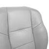 Honda Civic EX-L cuero 2012-2015 gris conductor o pasajero vista superior cercana funda de asiento de repuesto OEM Honda Civic EX-L 2012-2015 | Funda de asiento de repuesto OEM
