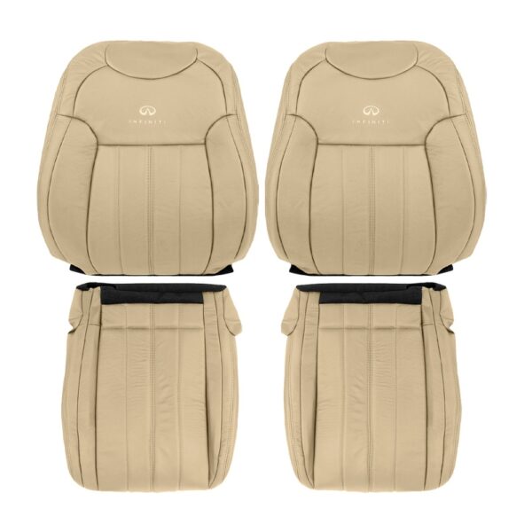 infiniti-fx35-cuir-2009-2013-blé-conducteur-et-passager-haut-et-bas-remplacement-OEM-housse-de-siège Infiniti FX35 2009-2013 - Housse de siège de remplacement OEM