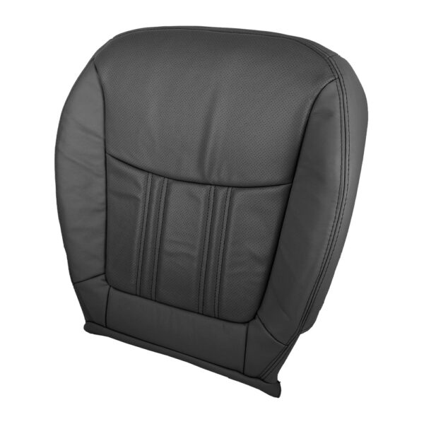 Kia Sorento, cuero genuino perforado, 2014-2015, negro, parte inferior del asiento del conductor, recambio OEM, funda de asiento 2 Kia Sorento 2014-2015 | Funda de asiento de recambio OEM