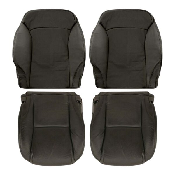 lexus-is250-cuero-genuino-perforado-2006-2013-negro-conductor-y-pasajero-parte-superior-e-inferior-reemplazo-de-asiento-OEM Lexus IS250 2006-2013 | Funda de asiento de repuesto OEM