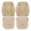 Lexus IS250, cuero genuino perforado, 2006-2013, color canela, conductor y pasajero, parte superior e inferior, funda de asiento de repuesto OEM. Lexus IS250 2006-2013 | Funda de asiento de repuesto OEM