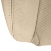 lexus-is250-cuero genuino perforado-2006-2013-color canela-conductor o pasajero-vista cercana de la parte inferior-funda de asiento de repuesto OEM Lexus IS250 2006-2013 | Funda de asiento de repuesto OEM