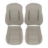 Mazda CX-5, cuero genuino perforado, 2013-2015, arena, conductor y pasajero, parte superior e inferior, funda de asiento de repuesto OEM. Mazda CX-5 2013-2016 | Funda de asiento de repuesto OEM