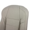 Mazda CX-5, cuero genuino perforado, 2013-2015, arena, conductor o pasajero, vista superior, funda de asiento de repuesto OEM. Mazda CX-5 2013-2016 | Funda de asiento de repuesto OEM