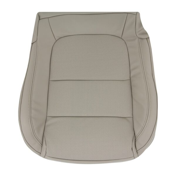 Mazda CX-5, cuero genuino perforado, 2013-2015, arena, parte inferior del asiento del pasajero, funda de asiento de repuesto OEM (4) Mazda CX-5 2013-2016 | Funda de asiento de repuesto OEM