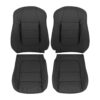 Mazda CX-5, cuero genuino perforado, 2013-2016, negro, conductor y pasajero, parte superior e inferior, funda de asiento de repuesto OEM. Mazda CX-5 2013-2016 | Funda de asiento de repuesto OEM