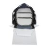Mazda CX-5, cuero genuino perforado, 2013-2016, negro, conductor o pasajero, parte inferior, vista interior, funda de asiento de repuesto OEM. Mazda CX-5 2013-2016 | Funda de asiento de repuesto OEM
