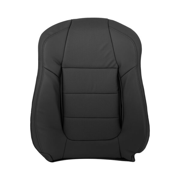 Mazda CX-5, cuero genuino perforado, 2013-2016, negro, asiento del pasajero, funda de repuesto OEM (2) Mazda CX-5 2013-2016 | Funda de asiento de repuesto OEM