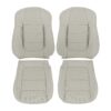 Mazda CX-5, cuero genuino perforado, 2016, color pergamino, conductor y pasajero, parte superior e inferior, funda de asiento de repuesto OEM. Mazda CX-5 2013-2016 | Funda de asiento de repuesto OEM
