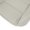 Mazda CX-5, cuero genuino perforado, 2016, color pergamino, conductor o pasajero, parte inferior, vista cercana, funda de asiento de repuesto OEM. Mazda CX-5 2013-2016 | Funda de asiento de repuesto OEM