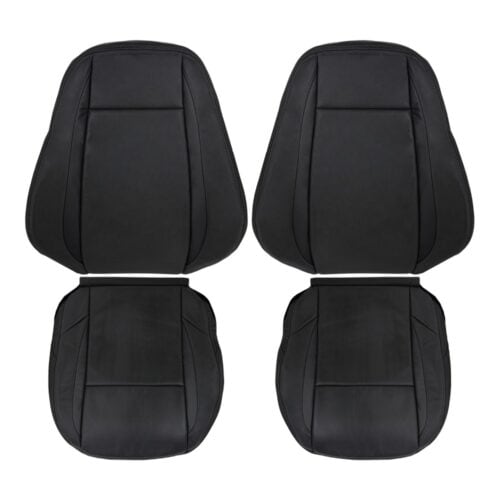 Saab 9-3 cuero 2008-2011 negro conductor y pasajero parte superior e inferior funda de asiento de repuesto OEM Saab 9-3 2003-2011 | Funda de asiento de repuesto OEM