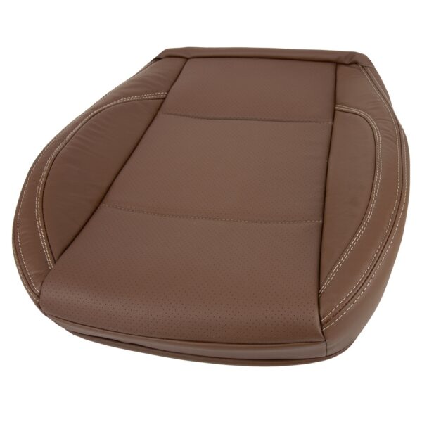 subaru-outback-cuir-perforé-2018-2019-java-brown-coutures-blanches-conducteur-bas-remplacement-OEM-housse-de-siège (4) Subaru Outback Limited 2018-2019 - Housse de siège de remplacement OEM