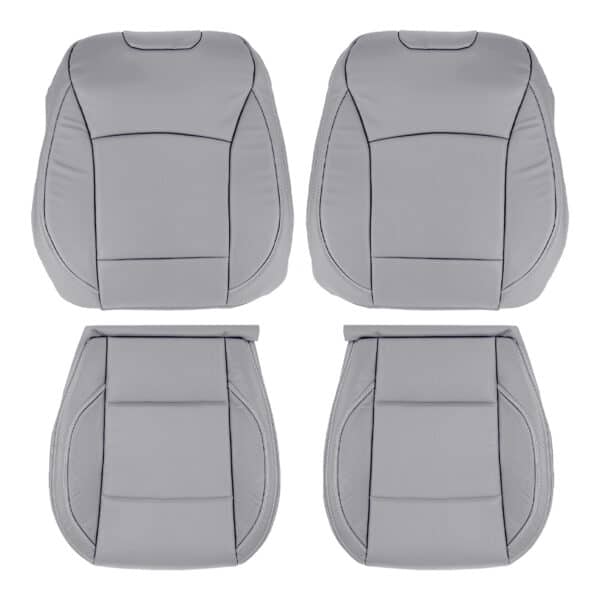 subaru-outback-cuir-perforé-2018-2019-gris-titane-coutures-blanches-conducteur-ou-passager-bas-housse-de-siège-de-remplacement-OEM (1) Subaru Outback Limited 2018-2019 - Housse de siège de remplacement OEM