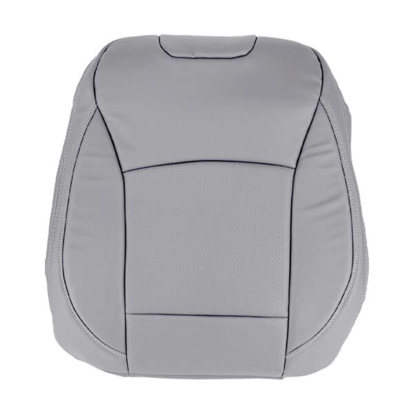 subaru-outback-cuir-perforé-2018-2019-gris-titane-coutures-blanches-conducteur-haut-remplacement-OEM-housse-de-siège (5) Subaru Outback Limited 2018-2019 - Housse de siège de remplacement OEM