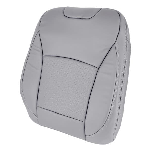 subaru-outback-cuir-perforé-2018-2019-gris-titane-coutures-blanches-conducteur-supérieur-remplacement-OEM-housse-de-siège (7) Subaru Outback Limited 2018-2019 - Housse de siège de remplacement OEM