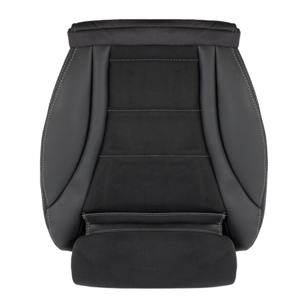 Mercedes-Benz GLC tapizado en piel sintética con Dinamica 2014-2021 negro para el conductor, funda de asiento de repuesto OEM Mercedes-Benz Clase GLC 2014-2021 | Funda de asiento de repuesto OEM