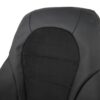 Mercedes-Benz GLC tapizado en cuero sintético con Dinamica 2014-2021 negro para conductor o pasajero, vista superior, funda de asiento de repuesto OEM Mercedes-Benz Clase GLC 2014-2021 | Funda de asiento de repuesto OEM