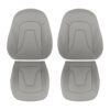 Audi A4 cuero 2009-2012 cardamomo beige conductor y pasajero parte superior e inferior funda de asiento de repuesto OEM Audi A4 2009-2016 | Funda de asiento de repuesto OEM