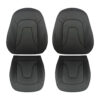 Audi A4 cuero 2009-2016 negro conductor y pasajero parte superior e inferior recambio OEM funda de asiento Audi A4 2009-2016 | Funda de asiento de repuesto OEM