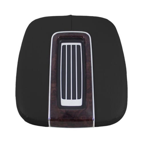 cadillac-escalade-cuir-2012-2014-ebony black-front-center-console-oem-replacement-seat-cover Cadillac Escalade 2012-2014 - Couvercle de console centrale de remplacement OEM