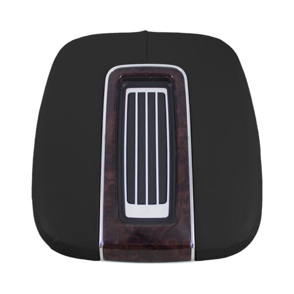 cadillac-escalade-cuir-2012-2014-ebony black-front-center-console-oem-replacement-seat-cover Cadillac Escalade 2012-2014 - Couvercle de console centrale de remplacement OEM