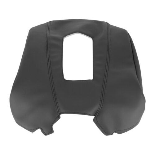 cadillac-escalade-cuir-perforé-2015-2020-jet-noir-avant-console-centrale-oem-remplacement-siège-2 Cadillac Escalade 2015-2020 | Couvercle de console centrale de remplacement OEM