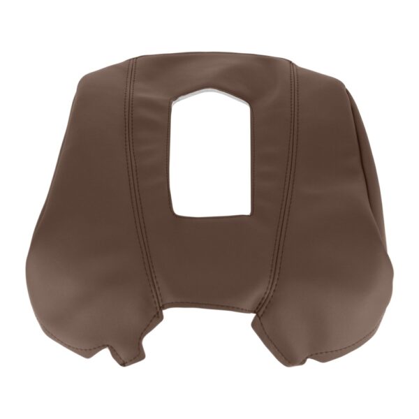 cadillac-escalade-perforated-leather-2015-2020-kona-brown-front-center-console-oem-replacement-seat-cover-2 Cadillac Escalade 2015-2020 | OEM-Replacement Center Console Cover
