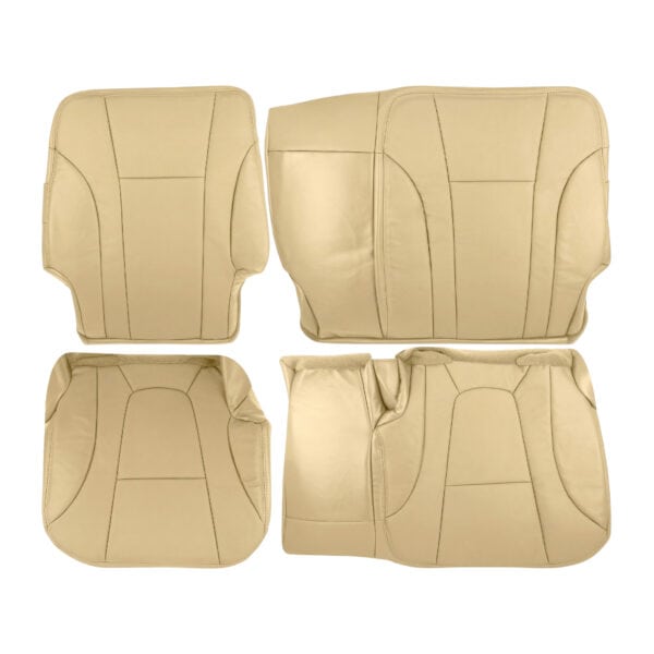 chevrolet-trailblazer-cuir-2002-2004-chêne clair-arrière-conducteur-et-passager-top-and-bottom-oem-replacement-seat-cover Chevrolet Trailblazer 2002-2004 - Housse de siège de remplacement OEM