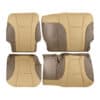 chevrolet-trailblazer-cuir-2002-20042-tone-medium-oak-accent-oak-arrière-conducteur-et-passager-top-and-bottom-oem-replacement-sea Chevrolet Trailblazer 2002-2004 - Housse de siège de remplacement OEM