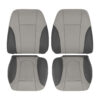 chevrolet-trailblazer-cuir-2002-20042-tone-medium-pewter-dark-pewter-driver-and-passenger-top-and-bottom-oem-replacement-sea Chevrolet Trailblazer 2002-2004 - Housse de siège de remplacement OEM
