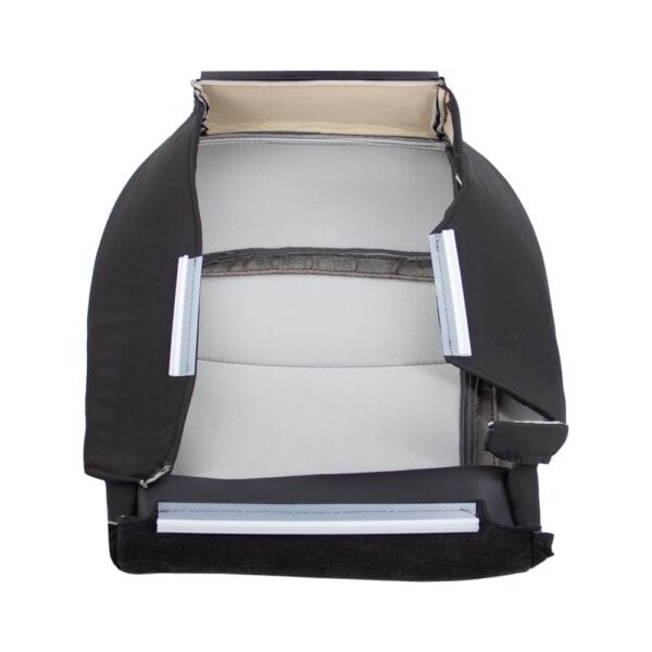 dodge-ram-1500-cloth-2019-2024-diesel-gray-driver-or-passenger-bottom-inside-out-view-oem-replacement-seat-cover Dodge Ram 2500 2019-2024 | Housse de siège de remplacement OEM (Tissu)