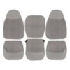 Ford F-150, tela, 1994-1996, gris ópalo, conductor y pasajero, parte superior e inferior, centro, recambio OEM, funda de asiento Ford F-150 F-250 1994-1998 | Funda de asiento de repuesto OEM