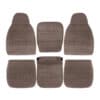 Ford F-150, tela, 1994-1998, color moca medio, conductor y pasajero, parte superior e inferior, centro, funda de asiento de repuesto OEM. Ford F-150 F-250 1994-1998 | Funda de asiento de repuesto OEM