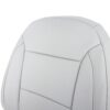 gmc-acadia-genuine-leather-perforated-2017-2023-light-ash-gray-driver-or-passenger-top-close-view-oem-replacement-seat-cover GMC Acadia 2017-2023 | Housse de siège de remplacement OEM