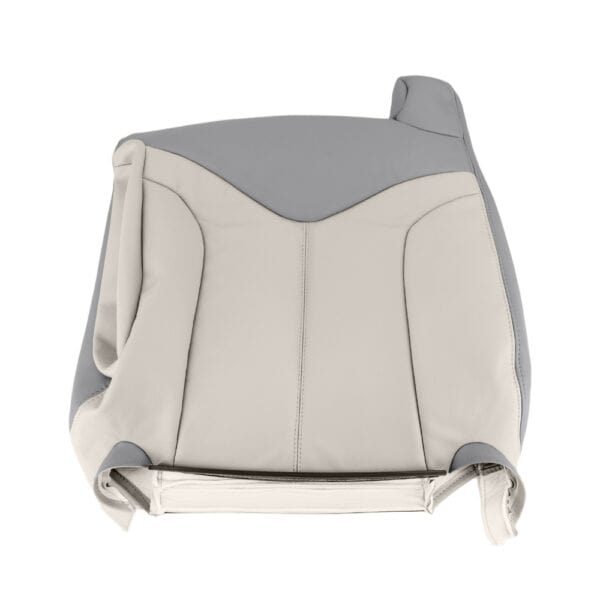 gmc-sierra-denali-leather-2001-2002-2-tone-shale-light-neutral-with-pewter-driver-or-passenger-top-oem-replacement-seat-cover GMC Denali 2001-2002 | OEM-Replacement Seat Cover