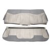 gmc-sierra-denali-leather-2001-2002-2-tone-shale-light-neutral-with-pewter-rear-bench-top-and-bottom-oem-replacement-seat-cover GMC Denali 2001-2002 | OEM-Replacement Seat Cover