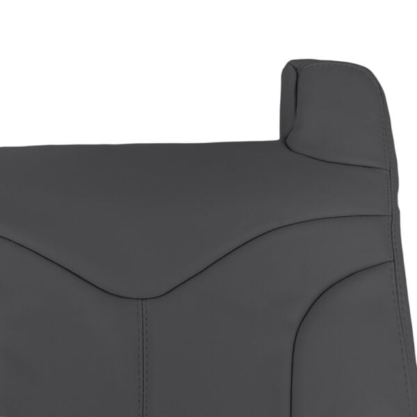 gmc-sierra-cuir-1999-2002-dark-graphit-driver-top-close-view-oem-replacement-seat-cover GMC Sierra 1999-2002 - Housse de siège de remplacement OEM