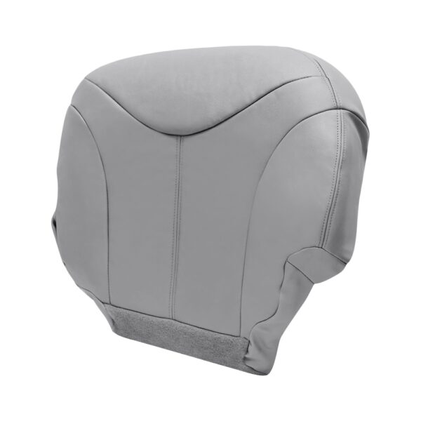 gmc-sierra-cuir-1999-2002-étain-gris-au-fond-du-conducteur-oem-remplacement-de-la-selle (1) GMC Sierra 1999-2002 - Housse de siège de remplacement OEM