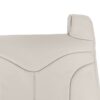 GMC Yukon, cuero, 2000-2002, color pizarra claro neutro, conductor o pasajero, vista superior cerrada, funda de asiento de repuesto OEM. GMC Yukon SLE 2000-2002 | Funda de asiento de repuesto OEM