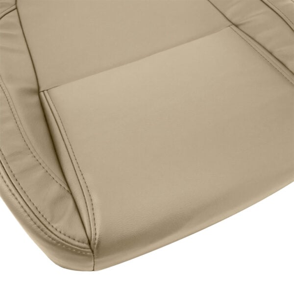 jaguar-xf-cuir-2016-2020-latte-couverture-de-siège-du-conducteur-ou-du-passager-en-bas-de-la-vue-de-fermeture-oem-remplacement-de-siège. Jaguar XF 2016-2020 | Housse de siège de remplacement OEM
