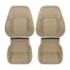jaguar-xf-leather-2016-2020-latte-front-driver-and-passenger-top-and-bottom-oem-replacement-seat-cover. Jaguar XF 2016-2020 | Housse de siège de remplacement OEM